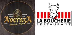 logos avernza et boucherie